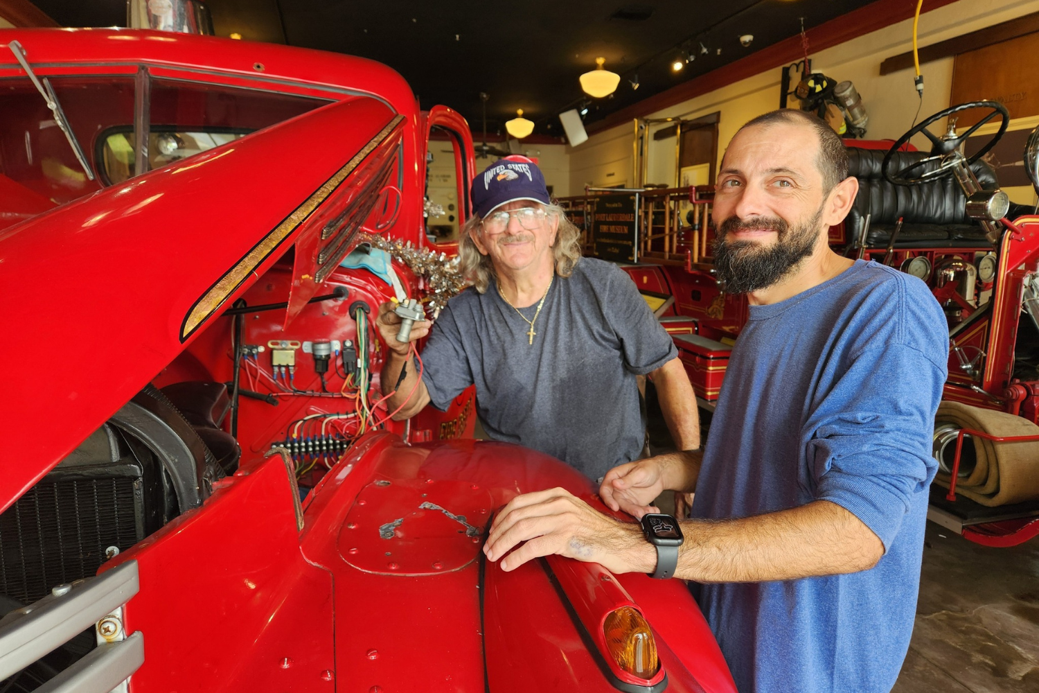 Community volunteers Fire Museum Fort Lauderdale